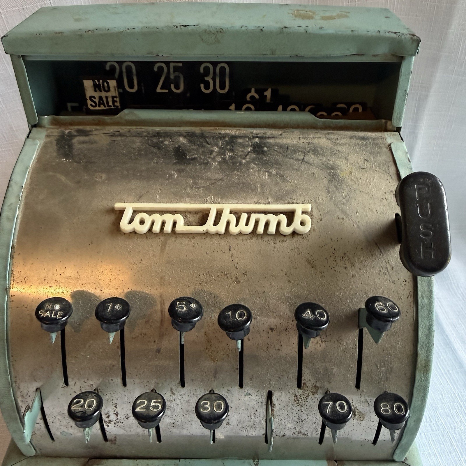 как выглядит Vintage Tom Thumb Toy cash register фото