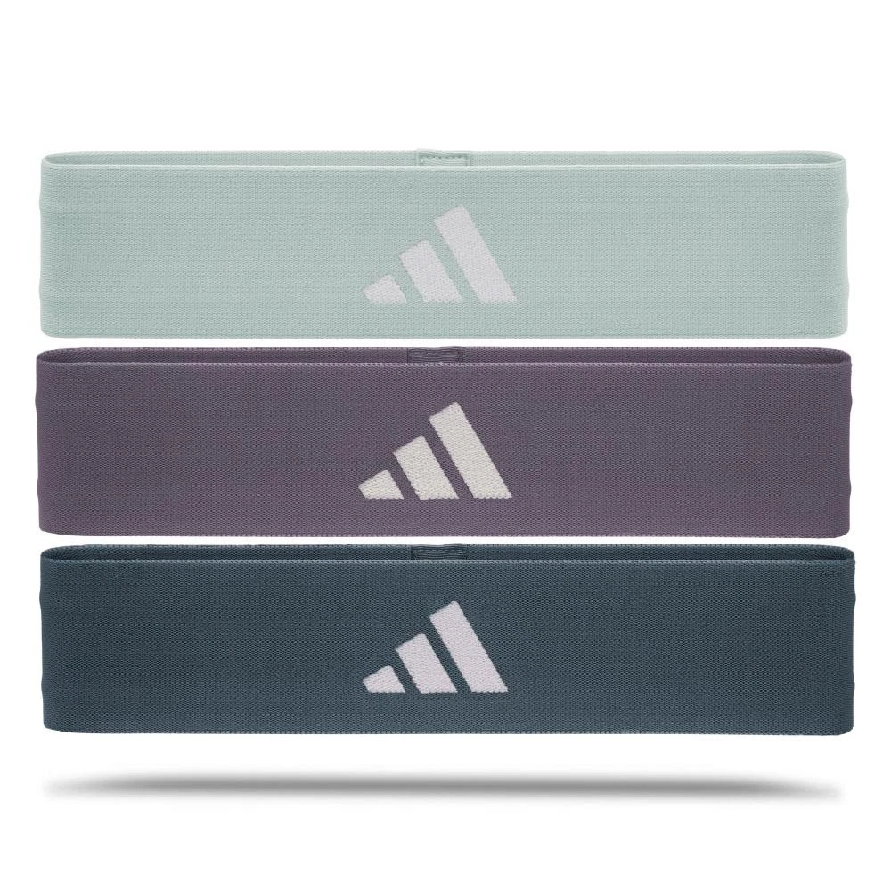 Adidas Resistance Band Set Glute Training Booty Workout Leg Loop with Carry Bag