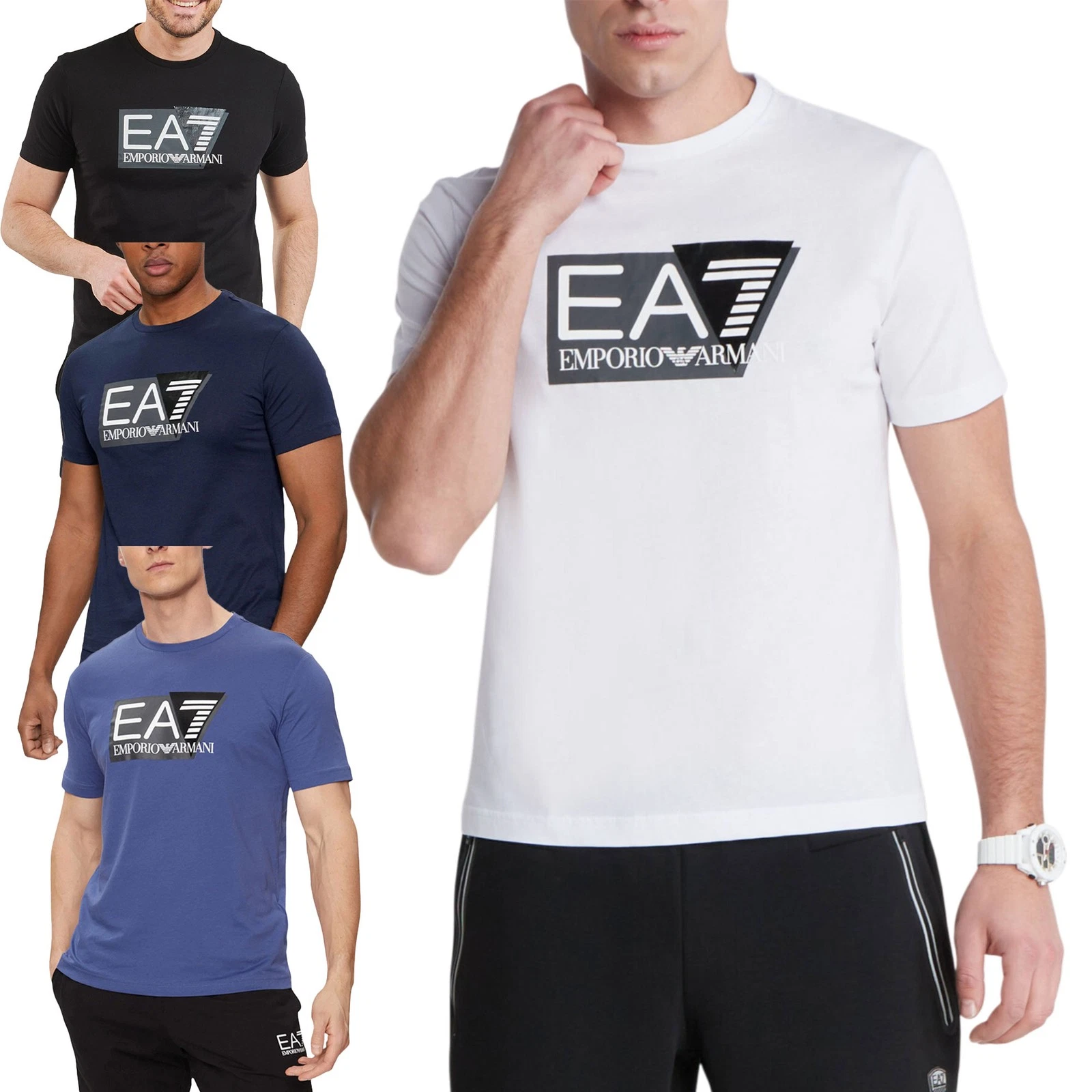 ARMANI EA7 3DPT81 Mens T Shirt Emporio Armani Short Sleeve Casual Cotton Tee Top
Opens in a new wind
