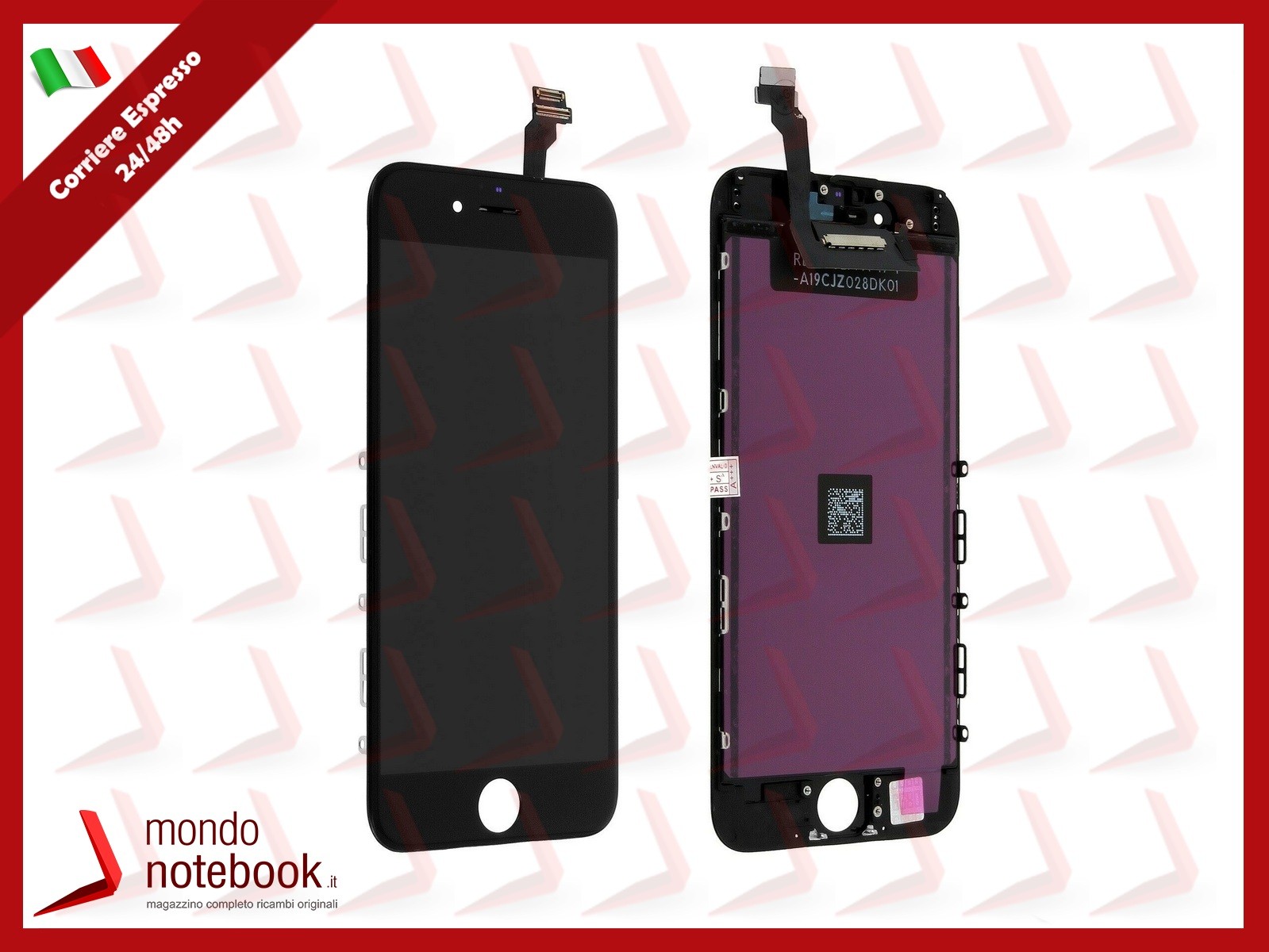 Lcd Retina Apple iPhone 6 Touch Screen Glass Black Frame Tianma