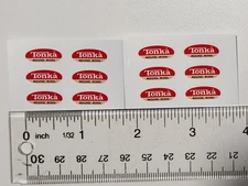 Tiny Tonka Truck Original Oval Sticker Years 1968-1969 Tiny Tonka Logo