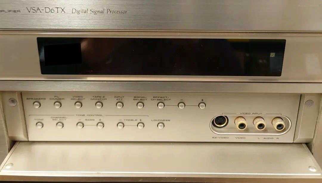 Pioneer VSA‑D6TX AV Amplifier THX Select Remote Included Working