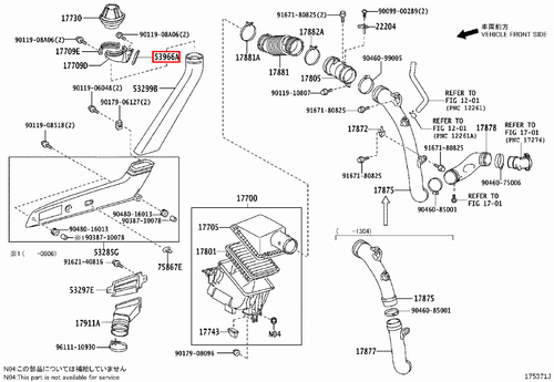 Genuine Toyota LandCruiser HZJ71 HZJ70 HJ75 HJ61 Air Cleaner Inlet Bracket Pad - Picture 8 of 17