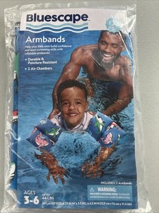 Bluescape Shark Children Ages 3-6 , ArmBands Up To 44lbs Pool Safety NEW
