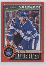 2014-15 O-Pee-Chee Wrapper Redemption Red Border Carl Gunnarsson #332 0t2i