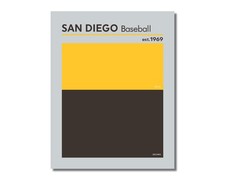 compare to SAN DIEGO PADRES Baseball Color Swatch Photo Picture 8x10 11x14 16x20