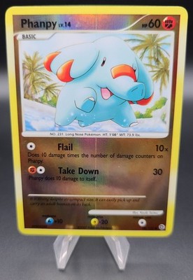 Pokemon TCG Card Phanpy 98/132 Diamond & Pearl Secret Wonders HP