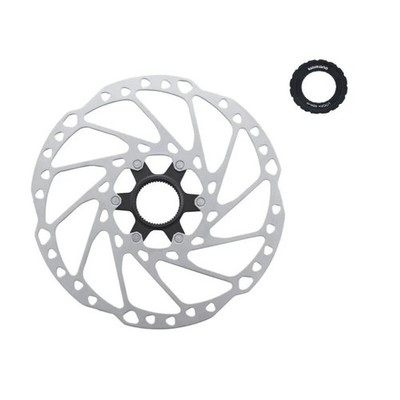 1 or 2 Shimano Deore SM-RT64-L Disc Brake Rotor 203mm Center Lock W/Lock Ring