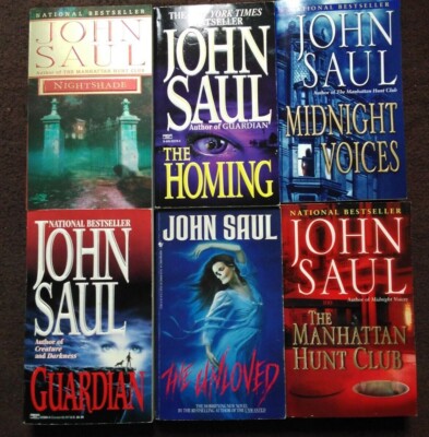JOHN SAUL UNLOVED NIGHTSHADE PLUS 4 PAPERBACK BOOKS SELECT YOUR BOOK FROM BELOW