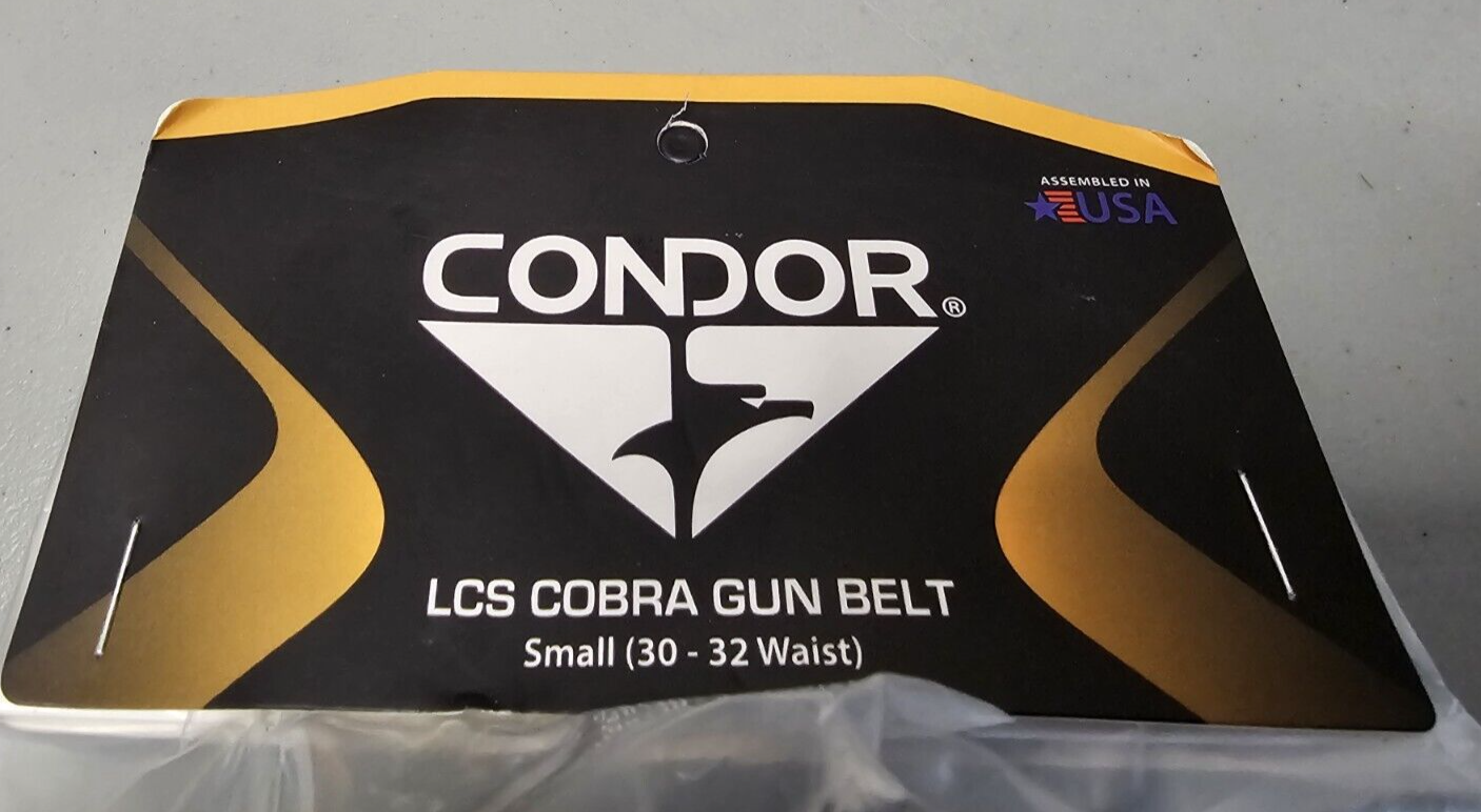 Condor LCS Cobra Gun Belt Black Small 121175002S eBay