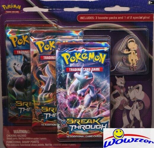  Pokémon TCG: Mega Mewtwo X and Mega Mewtwo Y Collector's Album  with Booster Pack : Toys & Games