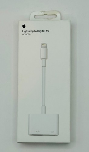 NEW GENUINE Apple Lightning to HDMI Digital AV Adapter - MW2P3AM/A - Picture 2 of 4