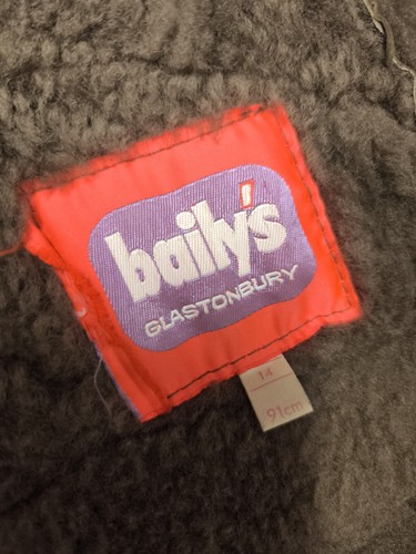 Vintage Baily's Of Glastonbury Genuine Sheepskin Coat Made In England Size 14 - Picture 7 of 7