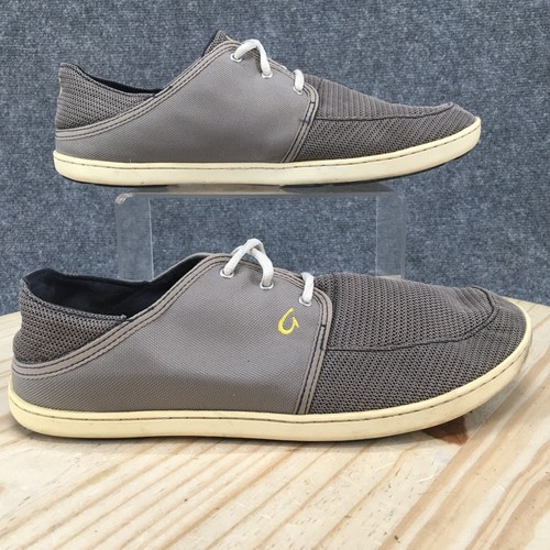 Scarpe Olukai Tradewind Uomo Taglia 10 - Sneaker Bianche In Tela, Leggere E Traspiranti