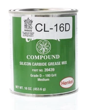 CLOVER Valve Lapping Grinding Compound Paste Grade D 180-grit Medium Coarse 16oz