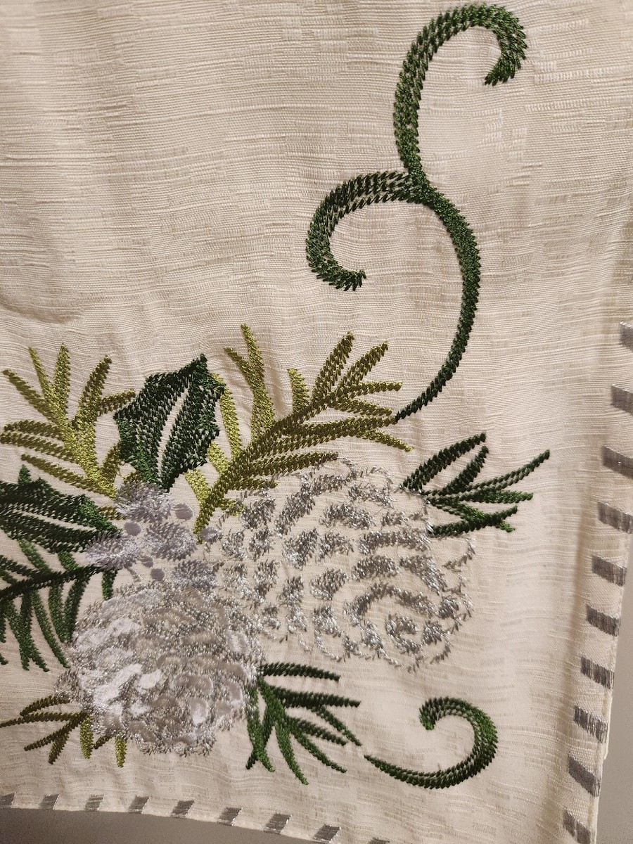 Runner Da Tavolo DII Holiday – Scintilla Invernale, 100% Cotone, 35x182 Cm, Lavabile