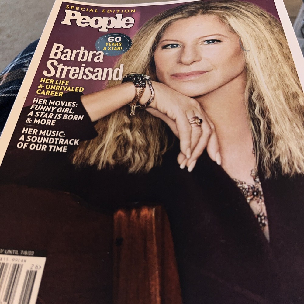Barbra Streisand People Magazine Special  60 Years a Star 96 Pages. T-32