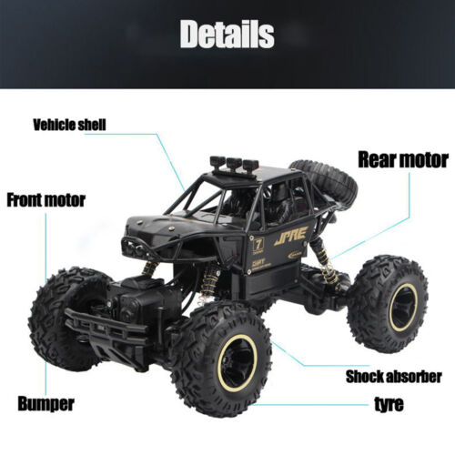 1/16 4WD RC Truck Car Off-Road Vehicle Remote Control Crawler Buggy ToF346e5 - Picture 12 of 14