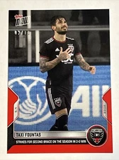 Red #02/10 ~ 2022 Topps NOW MLS Taxi Fountas #61 ~ D.C. United