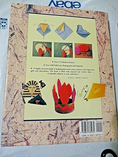 The Ultimate Papercraft And Origami Book by Paul Jackson & Angela A'Court 1992 - Imagen 2 de 3