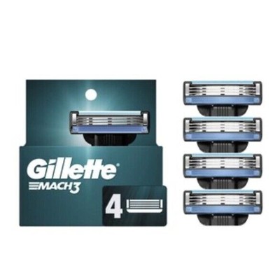 Gillette Mach3 Razor Lot Of 2 4 Packs Blade Refill Cartridges 8 Razors