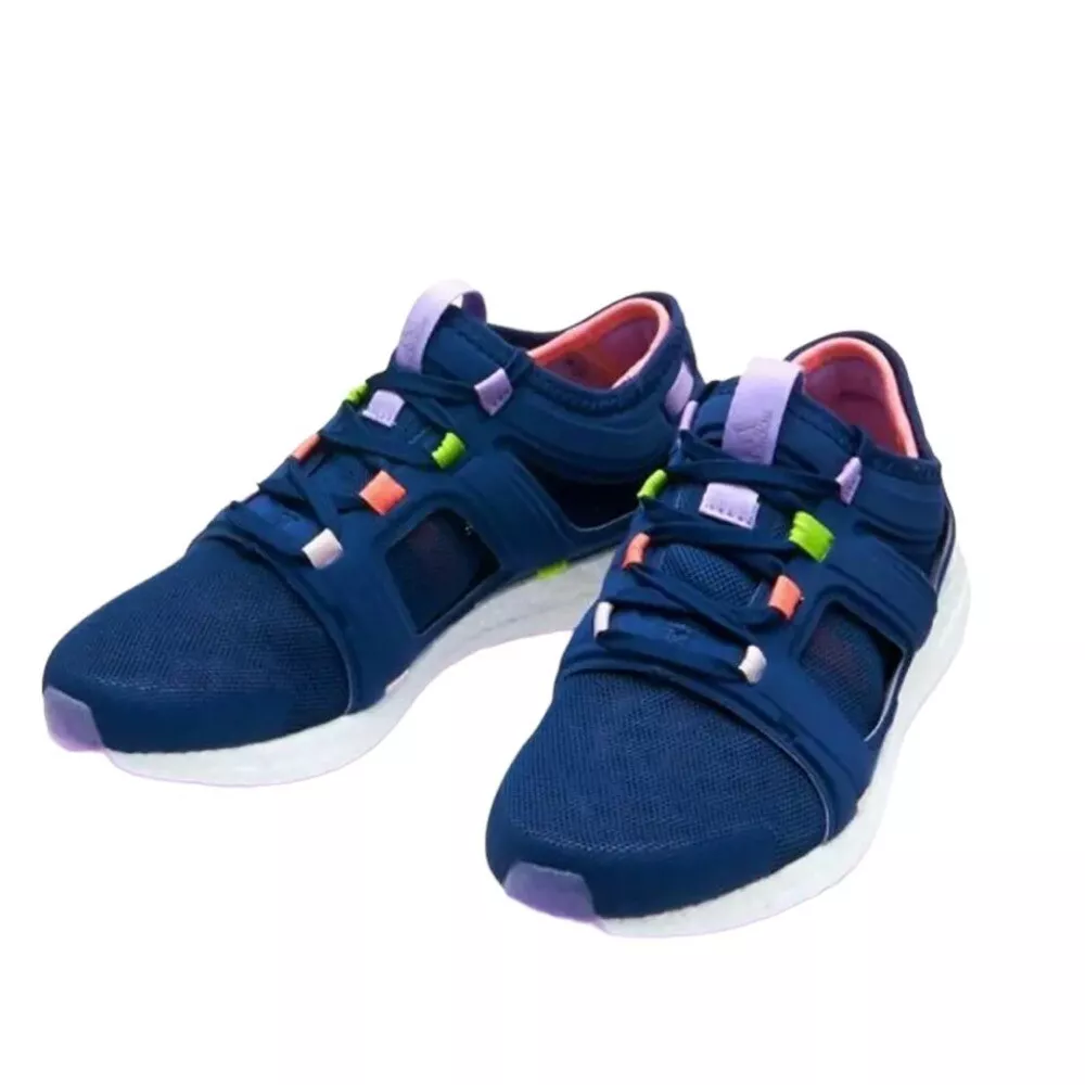 Adidas rocket boost climacool blue multi color running shoes women s size 8