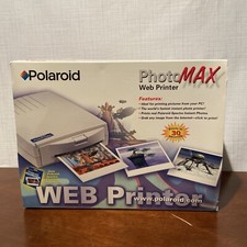 Vintage Polaroid PhotoMAX Web Printer - New In Box - Color Film