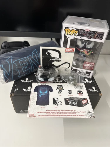 Funko Pop Marvel Collector Corps Exclusive Venom Leaping 373
