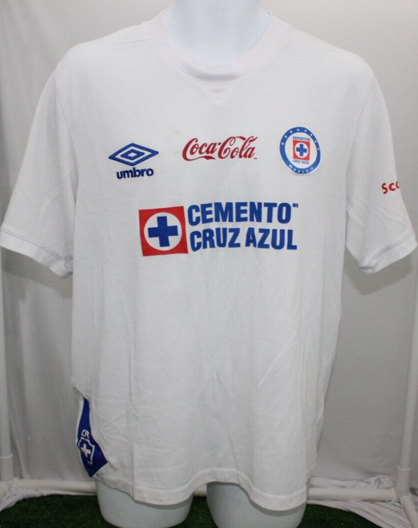 Club Deportivo Cruz Azul Authentic Umbro Jersey size Large 2013-2014 T