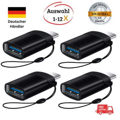 1-12x USB C auf USB A - Adapter OTG USB3.0 USB Stick Samsung Xiaomi Universal