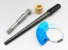 Ring Size Measuring Stretching Kit Ring Stick Finger Sizer & Rathburn Stretcher