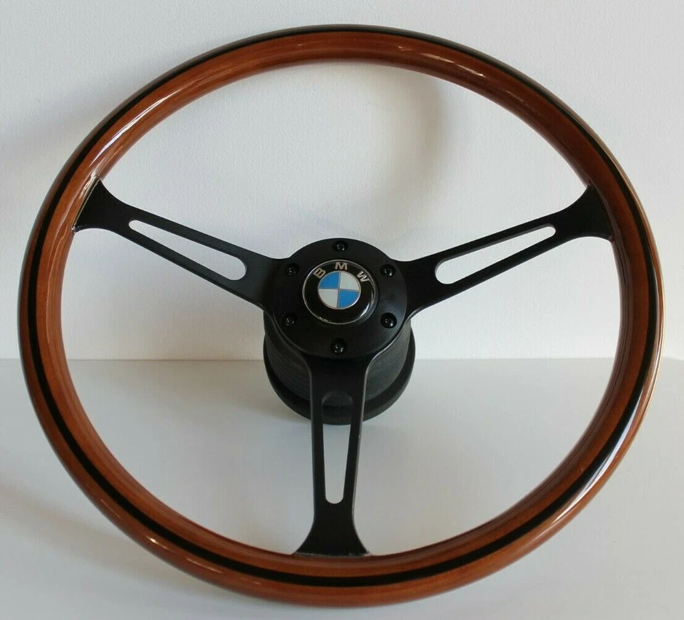 Volante compatible con volante de madera BMW E10 2002 1502 1602 1802 65-76' Foto 3 de 4