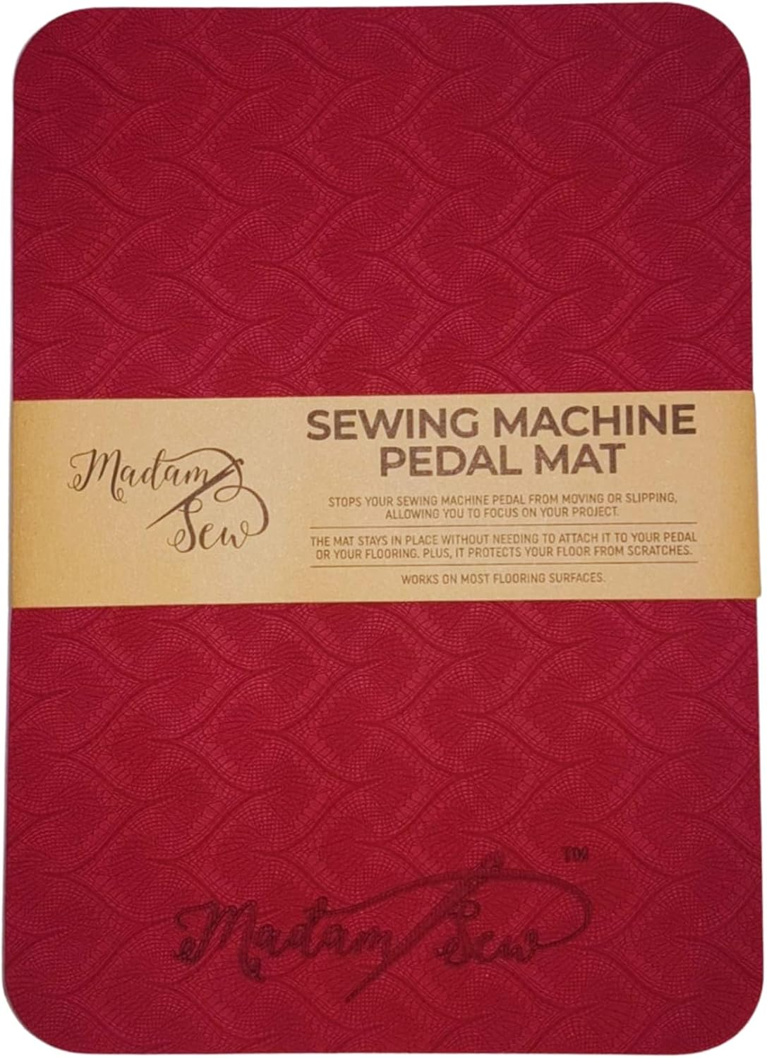 Non-Slip Sewing Machine Pedal Mat for Stable Stitching-image