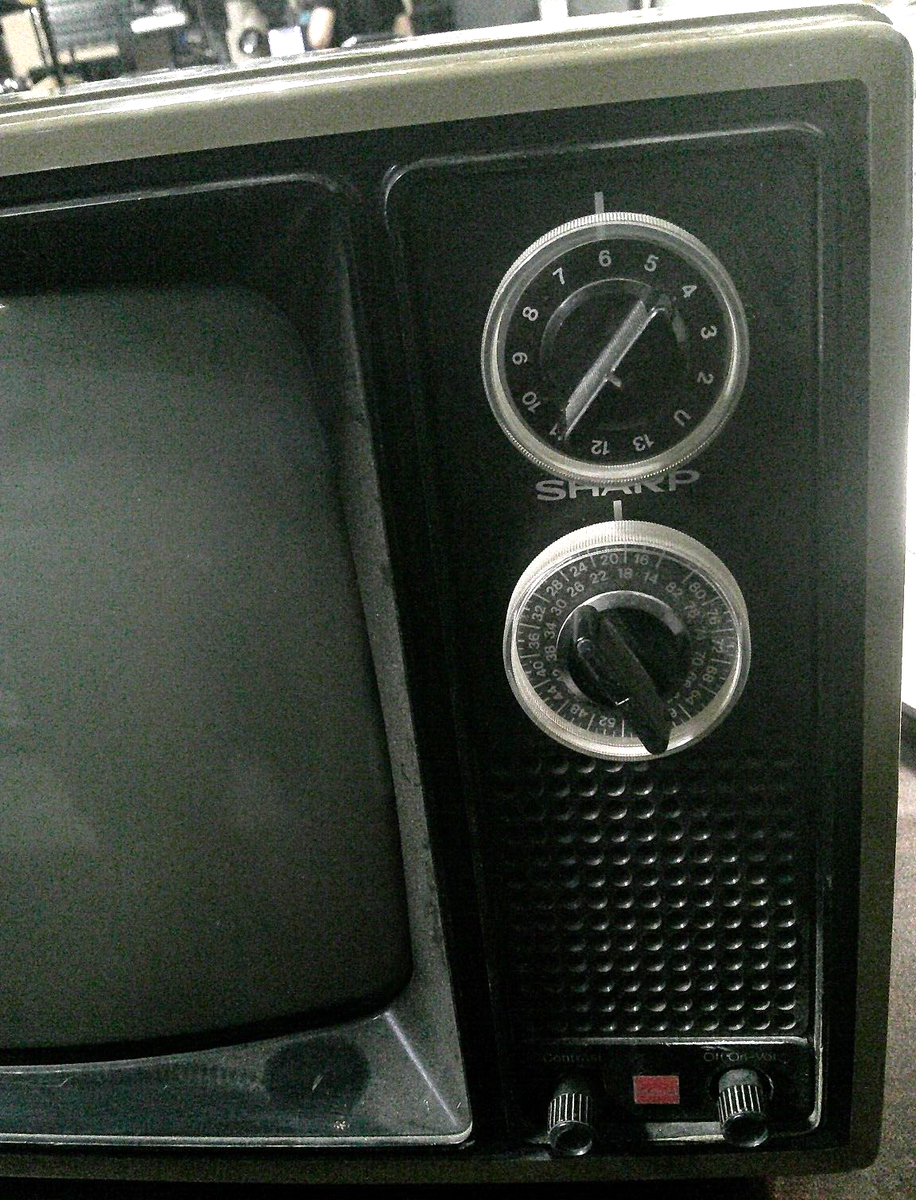 Vintage Sharp TV 1977 Parts only, doesn't work | eBay