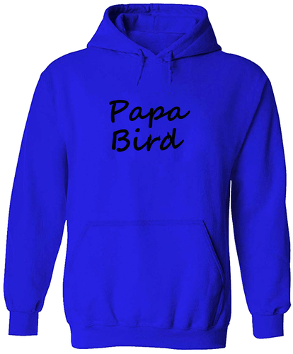 Papa Bird Mens Pullover Sweatshirt Hoodie Sweater Gift For New Dad Father Daddy - Picture 16 of 19