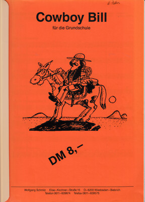 Cowboy Bill - Partitur und Arrangement für die Grundschule