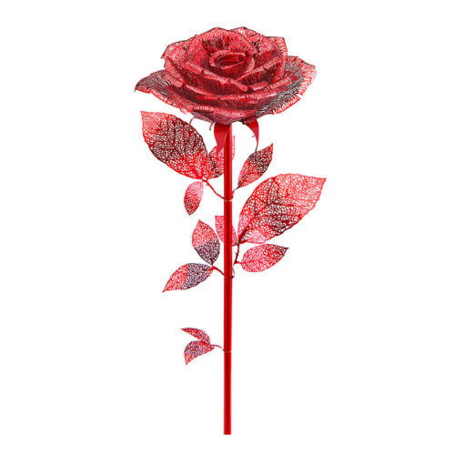 Piececool 3d puzzles for adults RED ROSE DIY Metal Customized Holiday Gifts Toys - Picture 1 of 8
