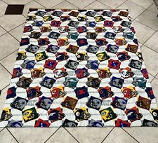VTG NFL Felt Fabric 3 Linear Yards 87”x72” Made In USA  Nylon & Polyester