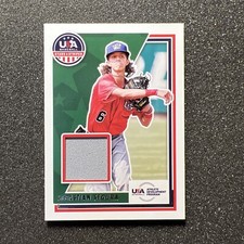 2022 USA Stars & Stripes SEBASTIAN SEGURA #USAM-SG Rookie JERSEY - BASEBALL CARD