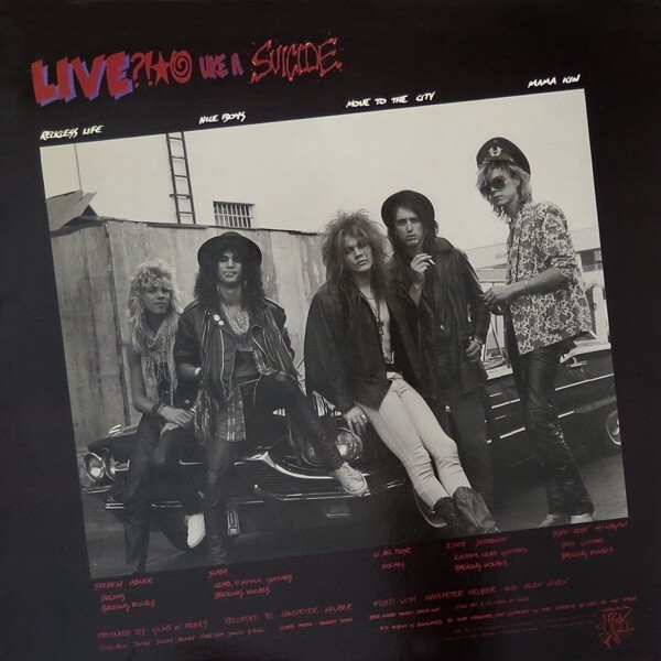 Guns N' Roses / Live ?! Like A Suicide 1986 US EP Uzi Suicide
