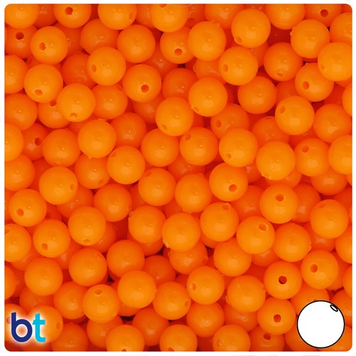 BeadTin Opaque 8mm Round Plastic Craft Beads (300pcs) - Color choice - 第 24/29 張圖片