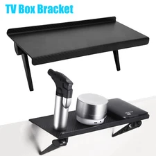 TV Computer Caddy Screen Top Shelf Desktop Adjustable Storage Organize Bracket
