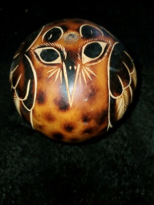 Vintage Wooden Like Owl Decor Beautiful Shake it Something Inside Lightweight