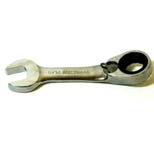 Westward 20VK80 9/16" Stubby Reversible Ratcheting Wrench -