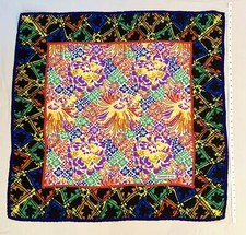 Vintage Labeled Signed Tiffany Co 30 X 30 Silk Scarf - Perfectly Intact