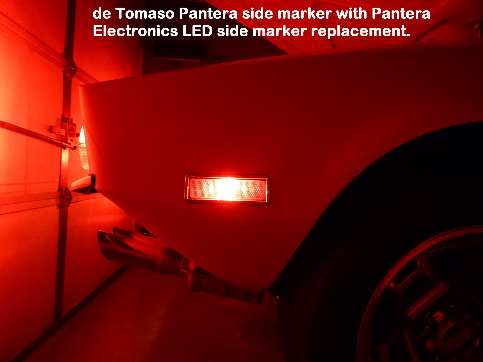 de Tomaso Pantera LED Side Marker Lamps