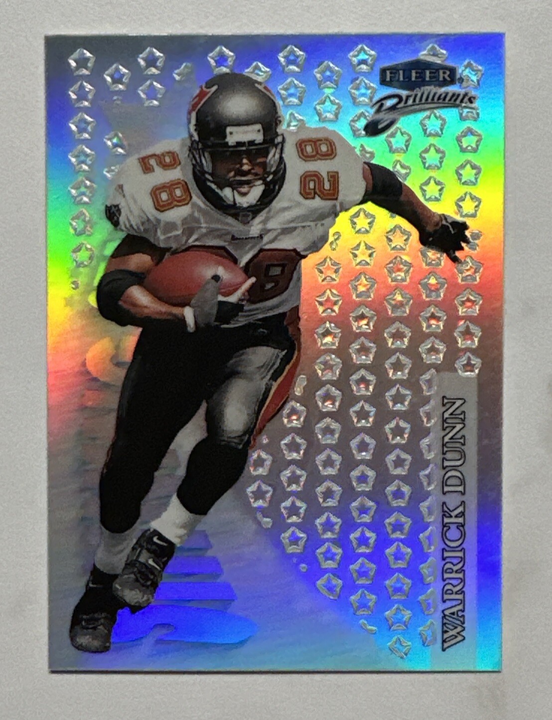 1998 Fleer Brilliants Warrick Dunn Shining Stars Pulsars #8 of 15 SS Buccaneers