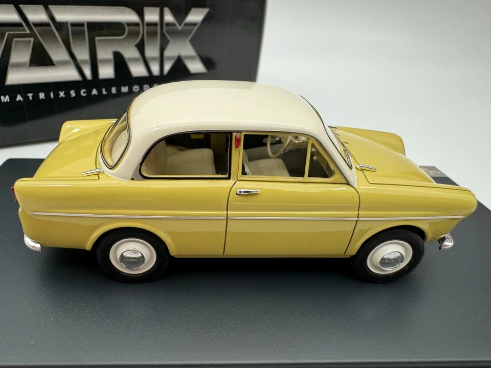 Matrix 1/43 DAF 600 1958 Yellow #349 - Image 4 of 4