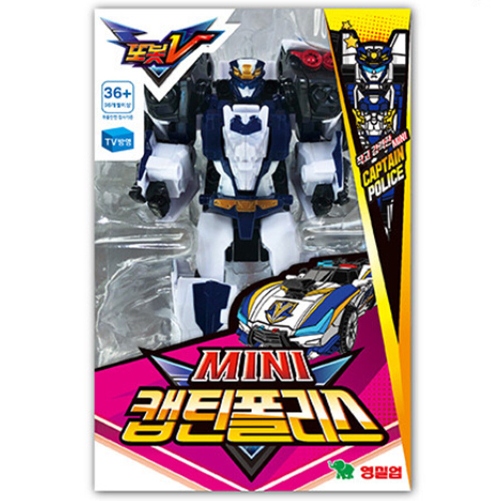 Tobot V Mini MINI CAPTAIN POLICE Transformer Robot Cop