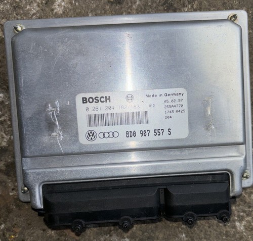8D0907557S Motorsteuergerät 0261204183 VW Audi a4 Motor ECU Modul Einheit Bosch